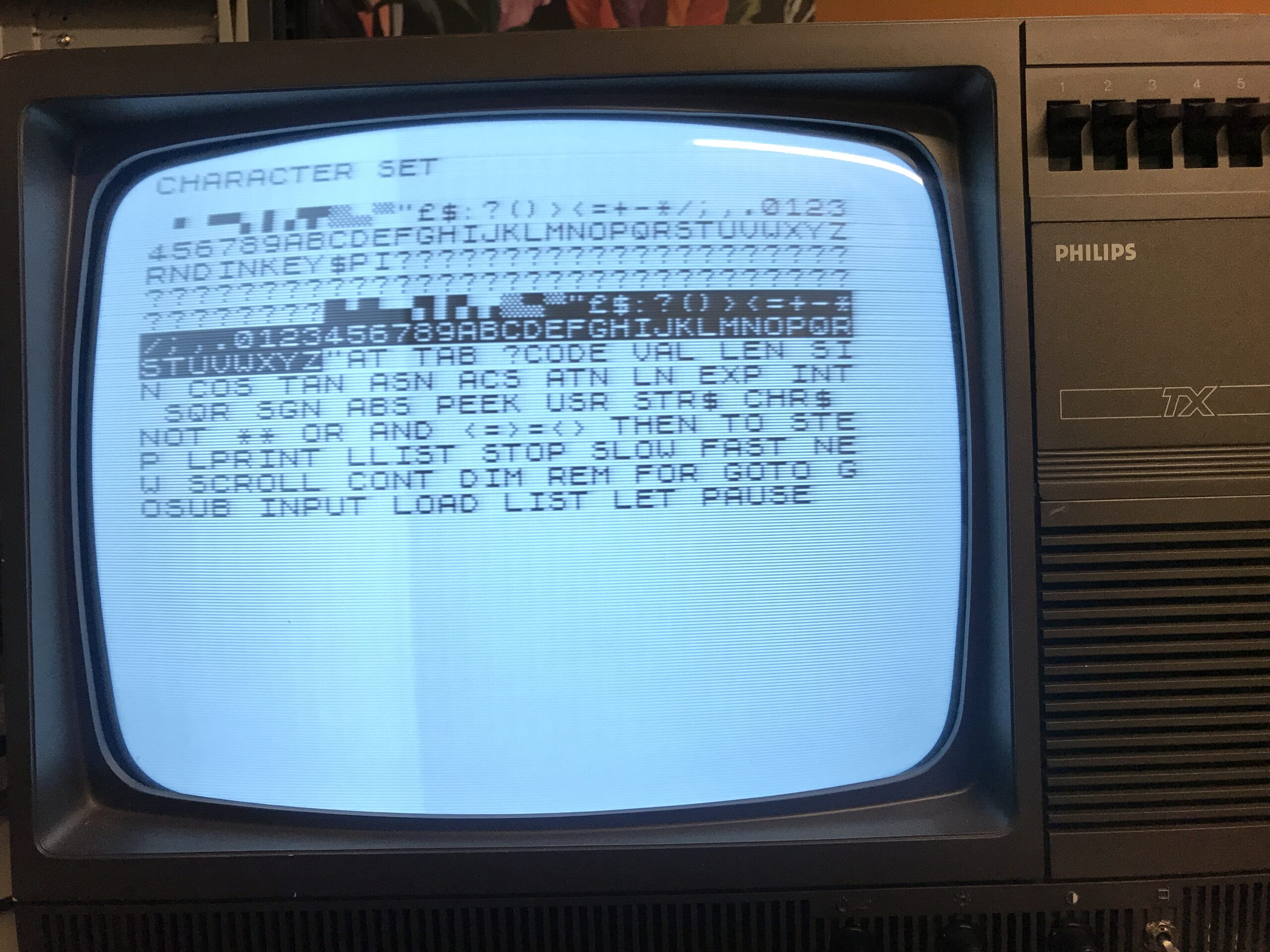 IMG_5597 Display example on a CRT screen